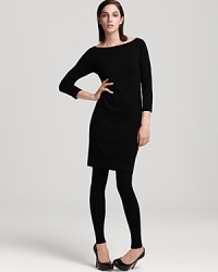 Donna Karan New York's sleek cashmere dress lends luxury to your wardrobe, perfect for the office and gorgeous for off hours. Donna Karan New York's sleek cashmere dress lends luxury to your wardrobe, perfect for the office and gorgeous for off hours.