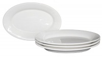 Restaurant Quality White Ivory Ceramic Oval Serving Platters - Set of 4 - 14 - Microwave and Dishwasher Safe - Commercial Grade Restaurant Quality White Ivory Ceramic Oval Serving Platters - Set of 4 - 14 - Microwave and Dishwasher Safe - Commercial Grade