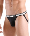 Hit the gym or the field with the proper support and comfort from this jock strap two pack from Papi.