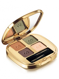 EXCLUSIVELY AT SAKS. Designed for the woman that loves to enhance her eyes, the colours of the eyeshadow collection are presented in beautiful combinations and set in a selection of Quads and Duos. True to Dolce & Gabbana form, shades range from subtle to vivid and take pride in subversive contrast. EXCLUSIVELY AT SAKS. Designed for the woman that loves to enhance her eyes, the colours of the eyeshadow collection are presented in beautiful combinations and set in a selection of Quads and Duos. True to Dolce & Gabbana form, shades range from subtle to vivid and take pride in subversive contrast.