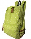 Carrot Ab-24021 Polkadot Print Canvas Backpack