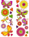 Fun Time 99876 Butterflies and Flowers Wall Stickers