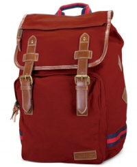 An essential for the urban dweller as well as the nature-lover. Tommy Hilfiger's classic take on the keep-forever backpack will have you ready for the day ahead. An essential for the urban dweller as well as the nature-lover. Tommy Hilfiger's classic take on the keep-forever backpack will have you ready for the day ahead.