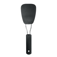 OXO International GOOD GRIPS Nylon Flexible Turner is perfect for flipping fragile foods while keeping them intact. The flexible nylon head slides easily beneath foods in a sauté pan or on a cookie sheet and is heat resistant to 400°F. OXO International GOOD GRIPS Nylon Flexible Turner is perfect for flipping fragile foods while keeping them intact. The flexible nylon head slides easily beneath foods in a sauté pan or on a cookie sheet and is heat resistant to 400°F.