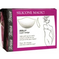Braza Silicone Dolly Super Wedge Push Up Bra Inserts Braza Silicone Dolly Super Wedge Push Up Bra Inserts