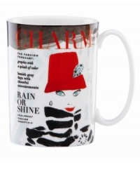 Full of fabulous advice, the Make Headlines Rain or Shine mug reads witty and chic with a colorful illustration and cover lines that echo your favorite fashion mags. A great gift from kate spade new york. Full of fabulous advice, the Make Headlines Rain or Shine mug reads witty and chic with a colorful illustration and cover lines that echo your favorite fashion mags. A great gift from kate spade new york.