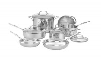 Cuisinart 77-11G Chef's Classic Stainless 11-Piece Cookware Set Cuisinart 77-11G Chef's Classic Stainless 11-Piece Cookware Set