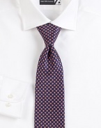 Mini-print tie beautifully crafted in fine Italian silk.SilkDry cleanMade in Italy