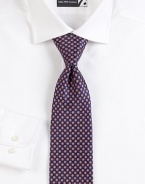 Mini-print tie beautifully crafted in fine Italian silk.SilkDry cleanMade in Italy