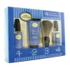 Starter Kit - Lavender: Pre Shave Oil + Shaving Cream + Brush + After Shave Balm 4pcs