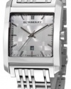 Burberry Men's BU1567 Square Silver Dial Bracelet Watch