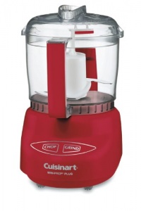 Cuisinart DLC-2ARDSLT Mini-Prep Plus Food Processor, Red Cuisinart DLC-2ARDSLT Mini-Prep Plus Food Processor, Red