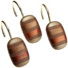 Popular Bath Contempo Spice Shower Hooks, Set of 12