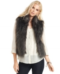 Get a luxe look with Calvin Klein Jeans' faux-fur vest. It adds instant edge to jeans and a flirty top! Get a luxe look with Calvin Klein Jeans' faux-fur vest. It adds instant edge to jeans and a flirty top!