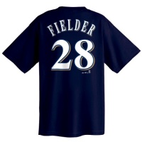 Prince Fielder Milwaukee Brewers Name and Number T-Shirt Prince Fielder Milwaukee Brewers Name and Number T-Shirt
