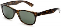 Ray-Ban RB2132 New Wayfarer Non-Polarized Sunglasses, Tortoise Frame/G-15-XLT Lens, 55 mm