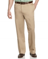 With its naturally fresh, crisp look, this pair of pants from Izod will leave you stress-free in addition to wrinkle-free. So stand up, sit down, or even do the hokey pokey. These pants dare you to. With its naturally fresh, crisp look, this pair of pants from Izod will leave you stress-free in addition to wrinkle-free. So stand up, sit down, or even do the hokey pokey. These pants dare you to.