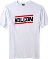 Just because you move fast, doesn't mean you don't have time for style. This Volcom logo tee makes looking cool a cinch.