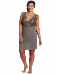 Natori Women's Plus-Size Zen Floral Chemise Nightgown Natori Women's Plus-Size Zen Floral Chemise Nightgown