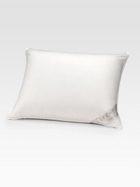 Experience the luxury of a good night's sleep, with this plush, cozy goose down pillow encased in a finespun cotton sateen cover.Decorative piped edge15-inch baffled construction20 X 26100% Polish goose down fill100% German cotton sateen down-proof cover700+ fill powerMachine washMade in USA