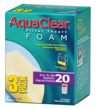 Aquaclear 20-Gallon Foam Inserts, 3-Pack