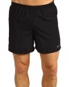 Nike Men's 5 inch Woven Reflective Shorts - Black/ Black/ Anthracite/ Reflective Sil L