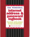 The Personal Internet Address & Password Logbook (Red)
