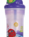 Nuby 2 Pack Insulated No Spill Straw Cup, 9 Ounce, Colors May Vary