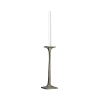 Organically molded under fire, this handmade candlestick exudes metal artistry with a New York edge. Organically molded under fire, this handmade candlestick exudes metal artistry with a New York edge.
