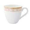 The Samarkand bone china collection by Villeroy & Boch combines stylish, exotic elements with timeless elegance. Precious golden bands and chains decorate this pure white bone china pattern. Warm ivory tones add a harmonious touch. Mix and match with coordinating Mosaic-designed pieces for a look that is truly your own.