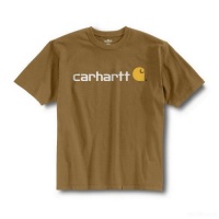 Carhartt Men's Big-Tall Signature Logo Short Sleeve T-Shirt Carhartt Men's Big-Tall Signature Logo Short Sleeve T-Shirt