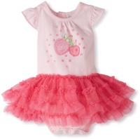 Absorba Baby-Girls Newborn Strawberry Skirted Tutu Bodysuit Absorba Baby-Girls Newborn Strawberry Skirted Tutu Bodysuit