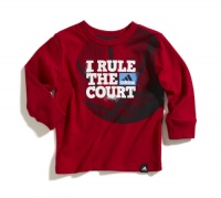 adidas Baby-Boys Infant I Rule Long Sleeve Tee, Red, 18 Months adidas Baby-Boys Infant I Rule Long Sleeve Tee, Red, 18 Months