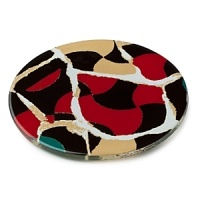 Taking its aesthetic cue from an original DVF print, this set of 4 accent pieces energize settings. Vibrant multi-colors complement solid colors and mix with patterns for strongly eclectic statements. Taking its aesthetic cue from an original DVF print, this set of 4 accent pieces energize settings. Vibrant multi-colors complement solid colors and mix with patterns for strongly eclectic statements.