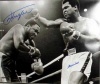 Muhammad Ali & Joe Frazier autographed 16x20 Photo Matted & Framed (Steiner Sports Hologram)