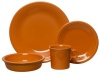 Fiesta 4-Piece Place Setting, Tangerine