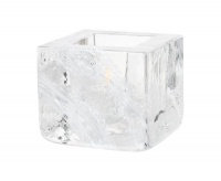 Kosta Boda Brick Votive, White Kosta Boda Brick Votive, White