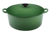 Le Creuset Enameled Cast-Iron 7-1/4-Quart Round French Oven, Fennel Le Creuset Enameled Cast-Iron 7-1/4-Quart Round French Oven, Fennel