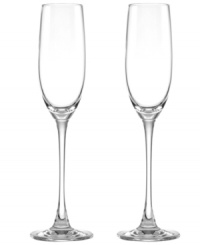 Take in all the flavors and aromas of your favorite sparkling wine or Champagne with elegant Napa Valley flutes. Clean lines crafted in versatile, break-resistant glass offer an easy escape to the vineyard. Take in all the flavors and aromas of your favorite sparkling wine or Champagne with elegant Napa Valley flutes. Clean lines crafted in versatile, break-resistant glass offer an easy escape to the vineyard.