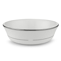 With enameled pearl-like dots, an opalescent background, and the innocence of bone china, Opal Innocence is a romantic pattern of understated elegance. Two bands of platinum a slightly wider one on the rim, kissing a thin fluted design, and a narrower one inside the border adorn each plate. The cup bears additional platinum on its graceful handle and another band at midpoint. Each piece is decorated with a flowing, white-on-white vine design peppered with enamel dots. This service creates a splendid formal table setting and, because of its neutral coloring, works well with any table décor. With enameled pearl-like dots, an opalescent background, and the innocence of bone china, Opal Innocence is a romantic pattern of understated elegance. Two bands of platinum a slightly wider one on the rim, kissing a thin fluted design, and a narrower one inside the border adorn each plate. The cup bears additional platinum on its graceful handle and another band at midpoint. Each piece is decorated with a flowing, white-on-white vine design peppered with enamel dots. This service creates a splendid formal table setting and, because of its neutral coloring, works well with any table décor.