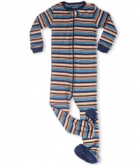 Leveret Footed Multi Colored Striped Pajama Sleeper 100% Cotton (Size 6M-5T) Leveret Footed Multi Colored Striped Pajama Sleeper 100% Cotton (Size 6M-5T)