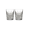 Waterford Lismore 12-Ounce Double Old Fashioned Pair