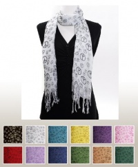 Peace Colorful Viscose Scarf Peace Colorful Viscose Scarf