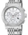 Burberry Men's BU2303 Trench Chronograph White Chronograph Dial Watch