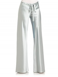 THE LOOKElastic waist with tassel drawstring tieFlat frontWide legTHE FITRise, about 8Inseam, 38THE MATERIALSilkCARE & ORIGINDry cleanMade in ItalyModel shown is 5'9½ (176cm) wearing US size 4. THE LOOKElastic waist with tassel drawstring tieFlat frontWide legTHE FITRise, about 8Inseam, 38THE MATERIALSilkCARE & ORIGINDry cleanMade in ItalyModel shown is 5'9½ (176cm) wearing US size 4.
