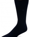 Calvin Klein Men's Rayon from Bamboo Silk Dress Flatknit Socks