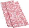 DII Printed Pink Cosmo Damask Dishtowels, Set of 2