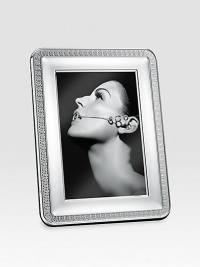 Elegantly appointed, polished silverplated design gives proper attention to a favorite photograph. From the Malmaison Collection A terrific gift idea Wood base Made in FranceDIMENSION INFORMATION4 X 6 (5 X 7 overall)5 X 7 (6 X 8 overall) Elegantly appointed, polished silverplated design gives proper attention to a favorite photograph. From the Malmaison Collection A terrific gift idea Wood base Made in FranceDIMENSION INFORMATION4 X 6 (5 X 7 overall)5 X 7 (6 X 8 overall)
