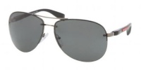 Prada Sport (Linea Rossa) PS56MS Sunglasses - 5AV/1A1 Gunmetal (Gray Lens) - 62mm Prada Sport (Linea Rossa) PS56MS Sunglasses - 5AV/1A1 Gunmetal (Gray Lens) - 62mm