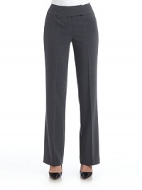 THE LOOKWide waistband with double hook-and-bar closureFront zipperBack slash pocketsTHE FITRise, about 10Inseam, about 33THE MATERIAL63% polyester/32% viscose/5% elastaneCARE & ORIGINDry cleanImported THE LOOKWide waistband with double hook-and-bar closureFront zipperBack slash pocketsTHE FITRise, about 10Inseam, about 33THE MATERIAL63% polyester/32% viscose/5% elastaneCARE & ORIGINDry cleanImported